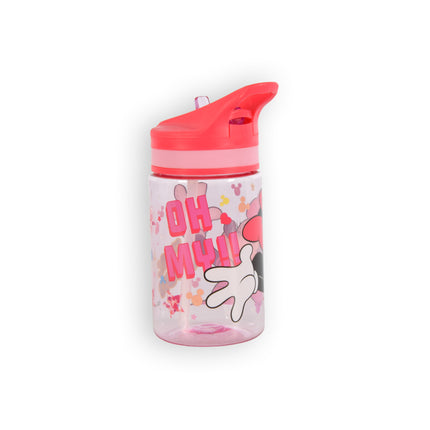 Leukste Kinderbidon met Minnie Mouse - Herbruikbare Fles (400ml) - BPA-vrij & Vaatwasserbestendig - 17cm x 7cm x 7cm - Ideaal voor Onderweg!