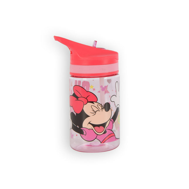 Leukste Kinderbidon met Minnie Mouse - Herbruikbare Fles (400ml) - BPA-vrij & Vaatwasserbestendig - 17cm x 7cm x 7cm - Ideaal voor Onderweg!
