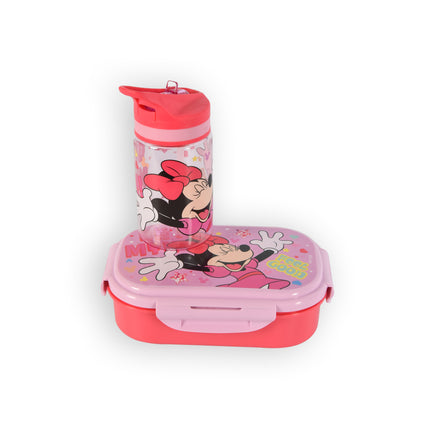 Leukste Kinderbidon met Minnie Mouse - Herbruikbare Fles (400ml) - BPA-vrij & Vaatwasserbestendig - 17cm x 7cm x 7cm - Ideaal voor Onderweg!