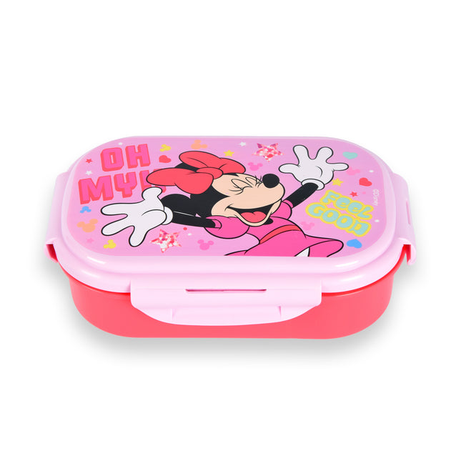 Stijlvolle Lunchbox met Vakjes - Broodtrommel voor Gezonde Maaltijden - 1 Stuk - 19.5x12.5x7.5cm - Inclusief Vork