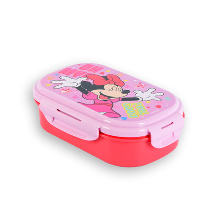 Stijlvolle Lunchbox met Vakjes - Broodtrommel voor Gezonde Maaltijden - 1 Stuk - 19.5x12.5x7.5cm - Inclusief Vork
