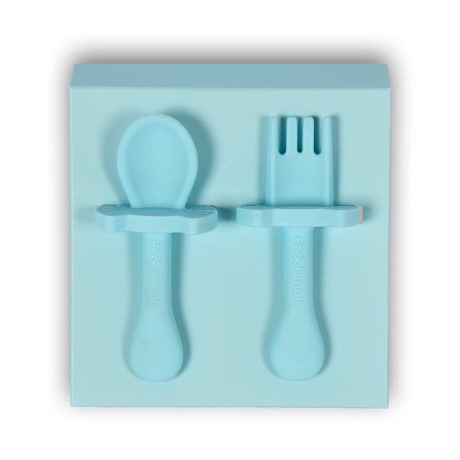 Bestekset | Kinderbestekset | Vaatwasmachinebestendig: tot 220 °C | met 1stuk lepel,1stuk vork | BPA Free | 12.5cm*5cm 