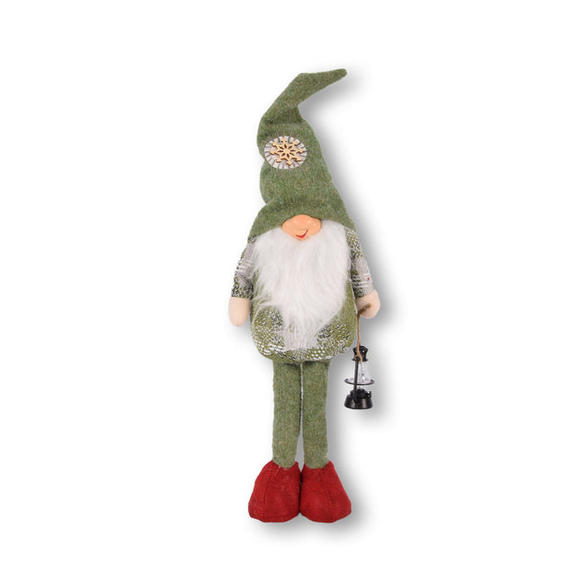 gnoom kerst | groen | gezichtsloze | Gnoom | polyester | 270g | kerstmis | 55cm*15.5cm