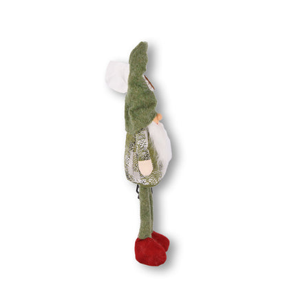 gnoom kerst | groen | gezichtsloze | Gnoom | polyester | 270g | kerstmis | 55cm*15.5cm