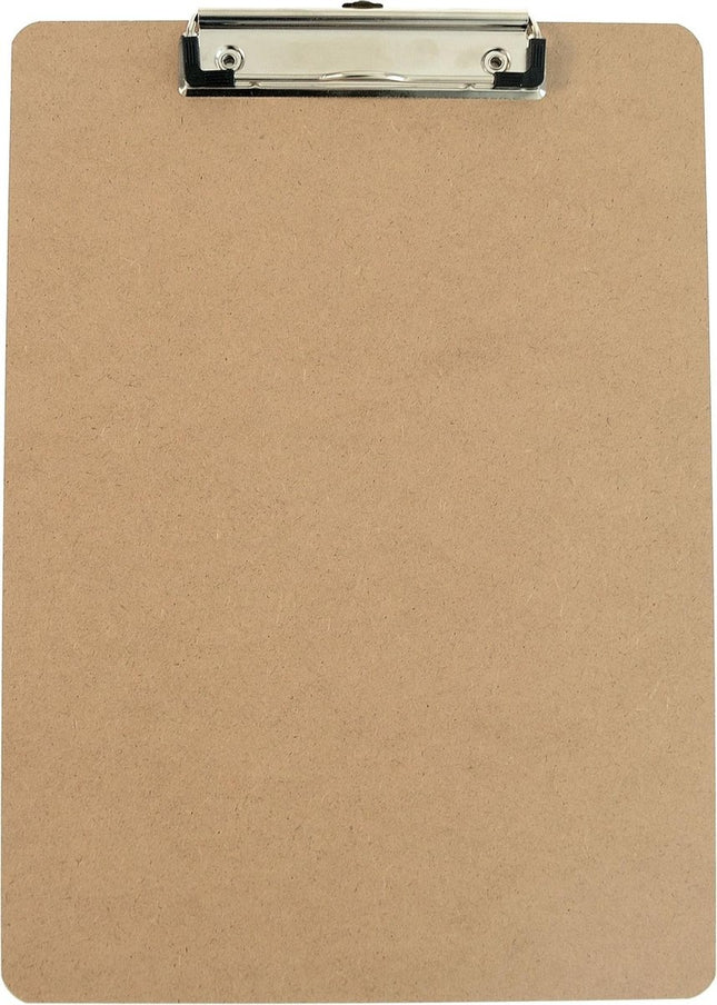 3x Klemborden - Klemborden A4 - Klemborden hout A4 31 x 22 x 1.5 cm