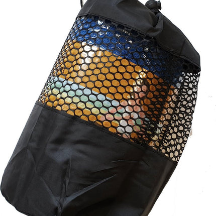Yoga Handdoek 183x61 cm – Antislip Microvezeldoek | Super Absorberend, Sneldrogend & Hygiënisch | Voor Pilates, Yoga & Sport