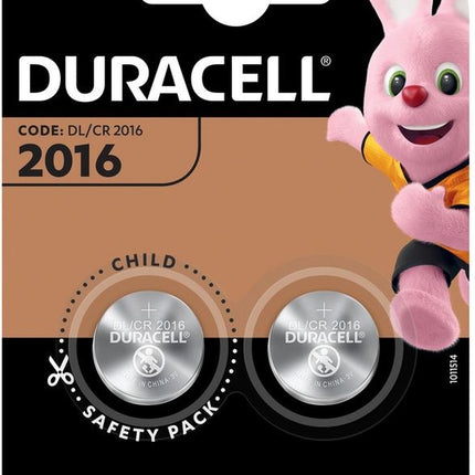 6 Stuks - Duracell CR2016 Professional Electronics 3V Lithium knoopcel - Duracell Lithium CR2016 3V - 6 stuks