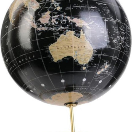 Wereldbol met metalen standaard - Diameter 21 cm - Wereldbol - Draaibare wereldbol globe Classic- Educatieve wereldkaart - Duurzame roestvrijstalen basis Gemakkelijk draaien - Stijlvol decor
