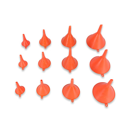 Trechterset | Set Van 3 | Orange | Keukengerei | Keukenaccessoires | Verschillende Maten | 3 set of 4 pieces assorted sizes