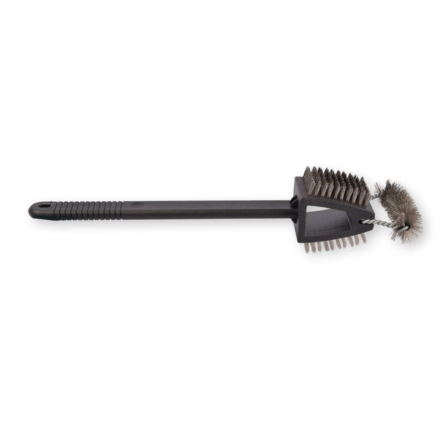 Efficiënte BBQ-reinigingsborstel - Sterk en Betrouwbaar voor een Schone Grill - Grijze Tint - Afmetingen: 15cm x 18cm