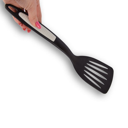 Spatel | Bakspatel | Nylon | 60g | Zwart | Keukenspatel | hittebestendig | Anti-aanbak | Keukengerei | 35.5cm*9cm 