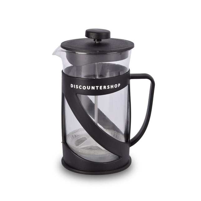 Koffie en theezetapparaat | zwart&transparente | 600 ml | kunststof & glas | Theemachine | Theemaker | 17cm*9cm