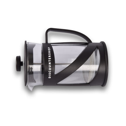 Koffie en theezetapparaat | zwart&transparente | 600 ml | kunststof & glas | Theemachine | Theemaker | 17cm*9cm