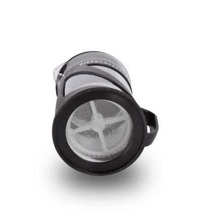 Koffie en theezetapparaat | zwart&transparente | 600 ml | kunststof & glas | Theemachine | Theemaker | 17cm*9cm