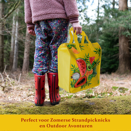 Koeltas, Picknicktas, 8L met Tropisch Design 