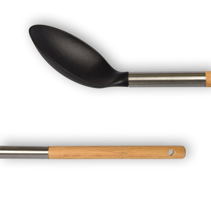 2stuks opschepleppels | Soeplepel | zwart&beige | opscheplepel | Keukengerei | Sauslepel | 34cm*6.5cm