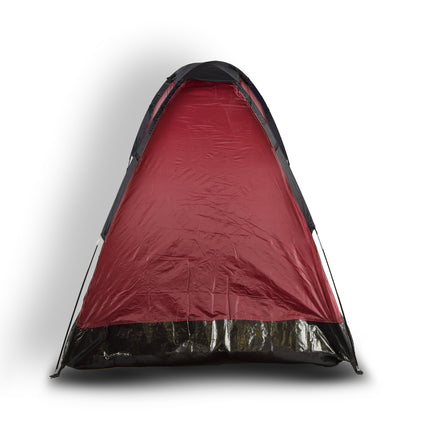 Compacte rood Koepeltent voor Kamperen - Opblaasbare Kampeertent voor 2 Personen | Polyester | Lichtgewicht en Draagbaar