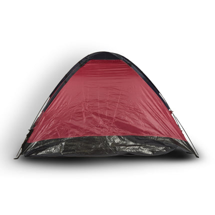 Compacte rood Koepeltent voor Kamperen - Opblaasbare Kampeertent voor 2 Personen | Polyester | Lichtgewicht en Draagbaar