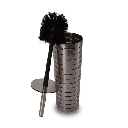 Roestvrijstalen Toiletborstelhouder - Badkamer Accessoires - RVS - Bath & Shower - Afmetingen 9x37.5cm