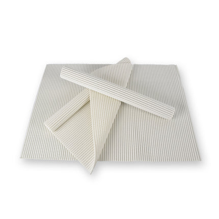 Antislipmat Keukenlades - Kunststof - Wit - 65cm x 90cm - Set van 3 - Gripmat - Placemat - Antislip Onderkleed