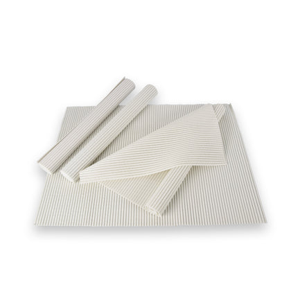 Witte Kunststof Antislipmaten voor Keukenlades - 65cm x 90cm - Set van 4