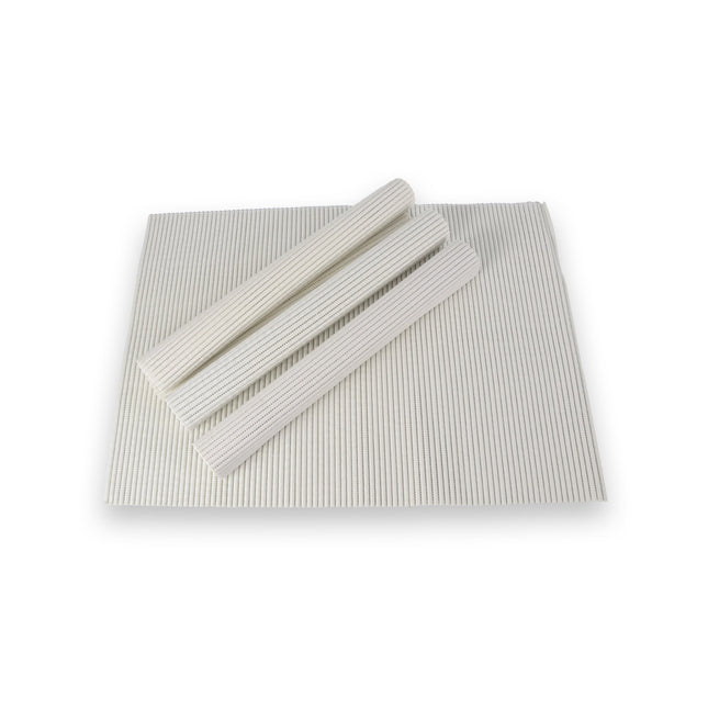 Witte Kunststof Antislipmaten voor Keukenlades - 65cm x 90cm - Set van 4