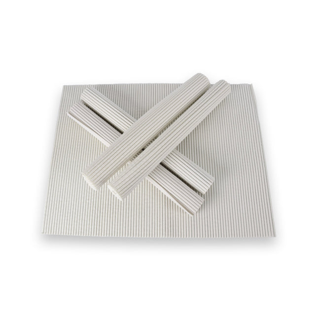 Antislipmat Keukenlades - Set van 5 - Wit - Kunststof - Afmetingen 65cm x 90cm - Gripmat - Placemat