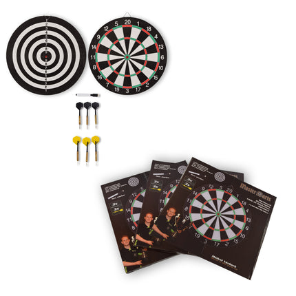 3stuks | Dartbord | Dartmat | Dartpijlen | Dartset | 42x42x39cm | Dartpijlen :2.7x11cm