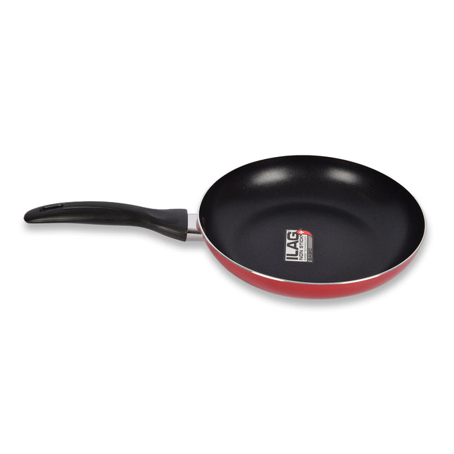 Koekenpan | anti aanbaklaag | rood | RVS koekenpan | Keramische koekenpan | PFOA FREE | Wokpan | 43cm*24cm*5cm 