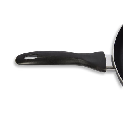 Koekenpan | anti aanbaklaag | zwart | RVS koekenpan | Keramische koekenpan | PFOA FREE | Wokpan | 46.5cm*28cm*5cm