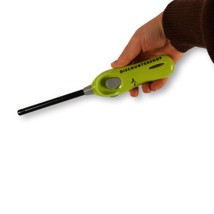 Navulbare Aansteker voor BBQ Aansteken | Groen, Metaal & Kunststof | 3.40cm x 26cm 