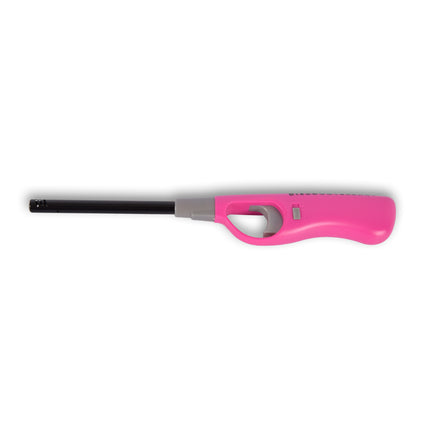 Gasaansteker 26 cm –Gas- Roze Aansteker – Keukenaansteker – Kinderslot – Voor Kaarsen, BBQ, Keuken en Kamperen – Navulbaar