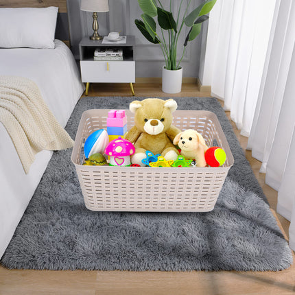 Opbergmand |Mand Rattan 36x26x15cm Beige