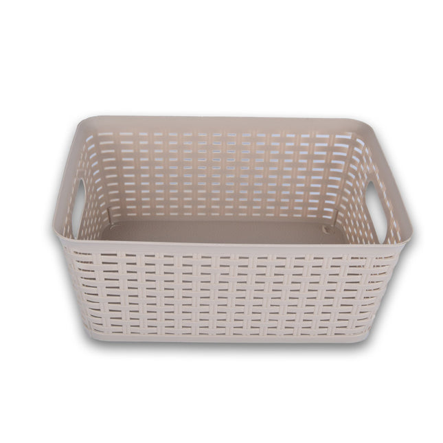 Opbergmand |Mand Rattan 36x26x15cm Beige
