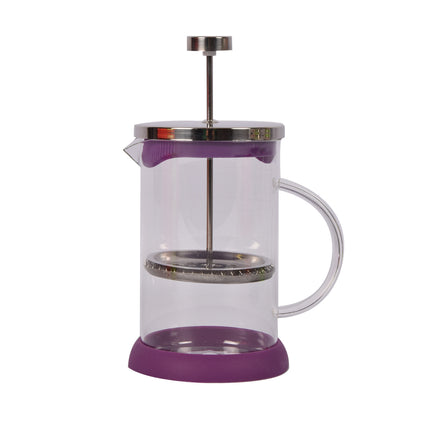 Paarse Cafetière - Koffiemaker van Glas | BPA-vrij, Vaatwasser Veilig | 9x5 cm, 0.39 kg
