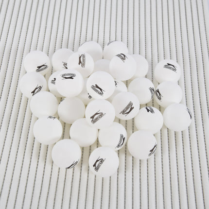Bulkverpakking van 30 Witte Tafeltennisballen - Diameter 4cm - Gewicht 107g