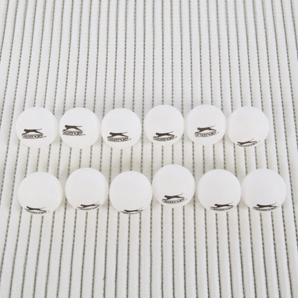 Hoogwaardige Witte Kunststof Tafeltennisballen Set - 12 stuks | Diameter - 4cm | Gewicht 53g
