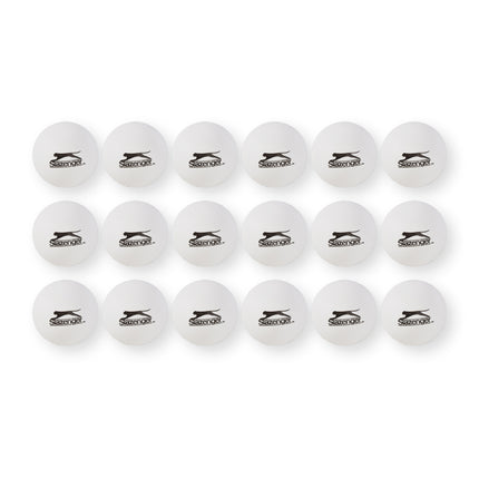 Witte Kunststof Tafeltennisballen Set - 18 stuks - Hoogwaardige Kwaliteit - Diameter 4cm - Gewicht 84g