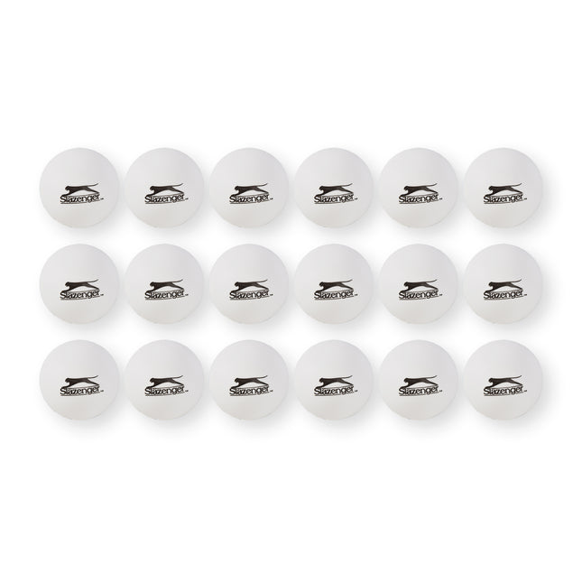 Witte Kunststof Tafeltennisballen Set - 18 stuks - Hoogwaardige Kwaliteit - Diameter 4cm - Gewicht 84g
