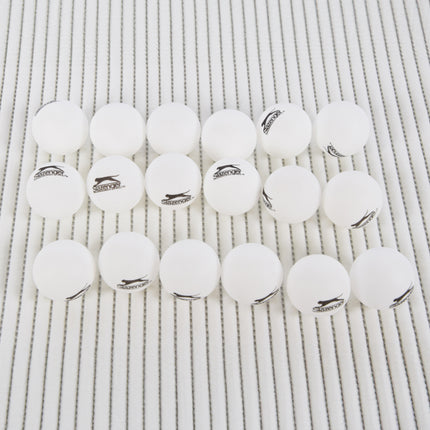 Witte Kunststof Tafeltennisballen Set - 18 stuks - Hoogwaardige Kwaliteit - Diameter 4cm - Gewicht 84g