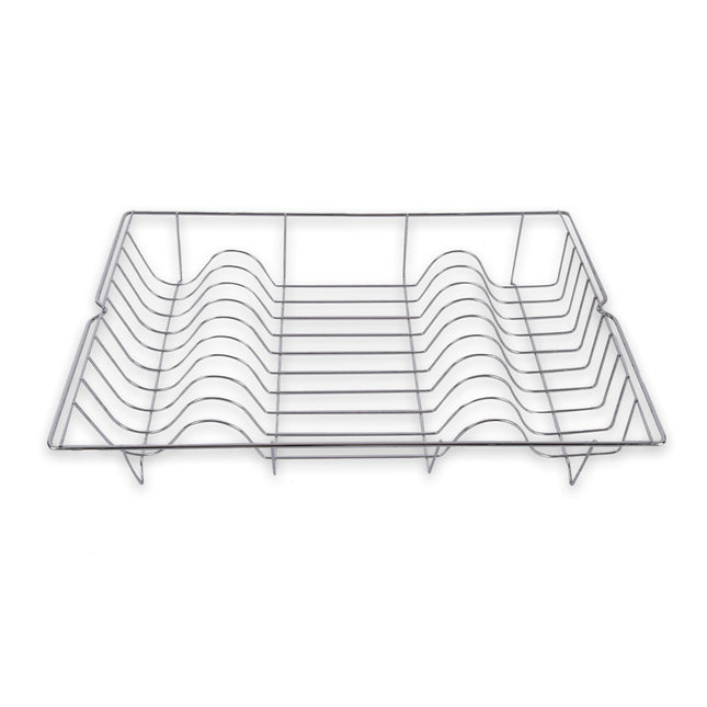 Afdruiprek | metaal | Zilver | geschikt voor uw gehele vaat | 48cm*30cm*7.5cm 