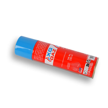1Stuks | Aanstekergas | Butaan Gasfles | Rood & Blauw | Gasvulling | Navulgas | 250 ml Met 5 Adapters