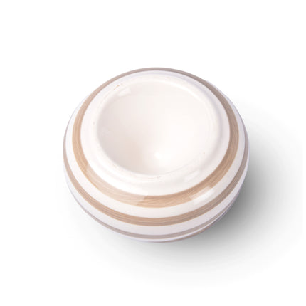1x Stijlvolle Aardewerk Asbak 11cm x 6cm Beige - Perfect Rookaccessoire