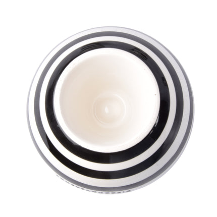 Praktische Zwarte Aardewerken Stormasbak - Sigarettenasbakken - 3 Stuks - Handig voor Thuis - 14cm x 7.5cm