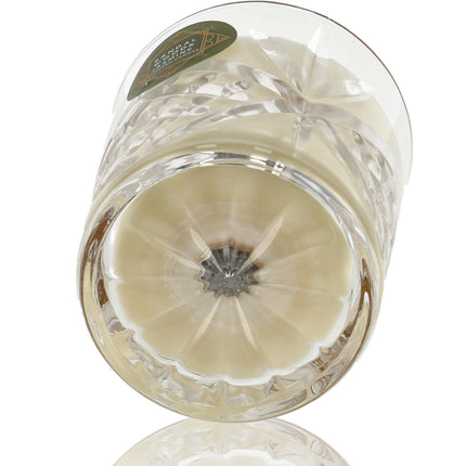 Luxe Kaarsen in Glas - Geurkaars Vanille & Sandalwood - 34 uur Brandduur - Romantische Kaarsen voor Woonkamer & Badkamer