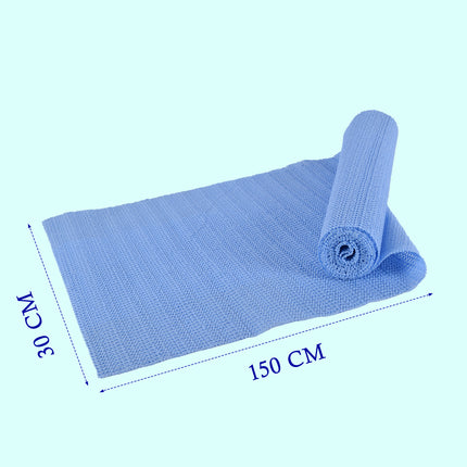 1x | Antislipmat | Keukenlades | blauw | Rubberen antislipmat | Synthetisch rubber | 84g | Gripmat | 150cm*30cm 