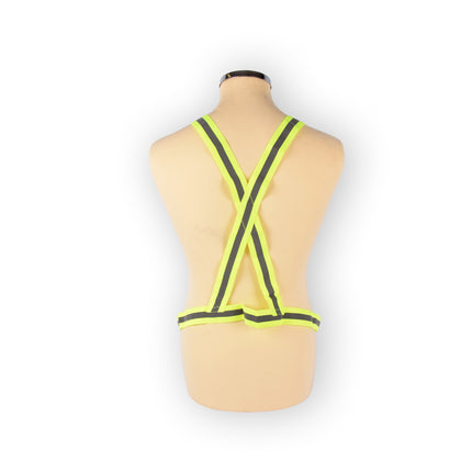 Fluorescerende en Reflecterende Veiligheidsvesten - Set van 2 - Groen - 100% Polyester - One Size - Lichtgewicht Tops - 140g