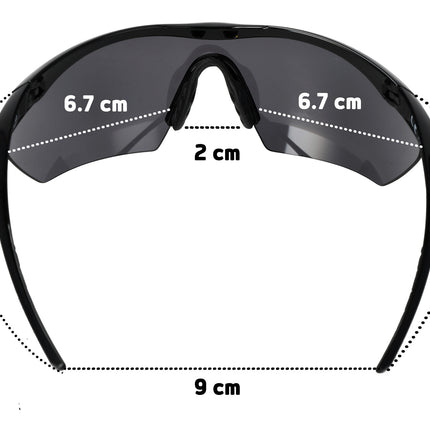 Sport Zonnebril Heren - Smoke Lenzen - UV-bescherming - TR90 Montuur - Retro Design - Sportbril Accessoires