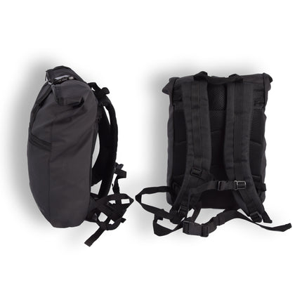 Stijlvolle Zwarte Rugzak - Enrico Benetti | Outdoor Rugtas - 14L Volume - Laptopvak - Verstelbare Schouderbanden