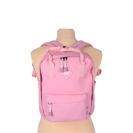 Exclusieve Kinderrugzak - Roze Schooltas - Met Tabletvak - 21cm x 10cm x 30cm - Reversed Polyester 